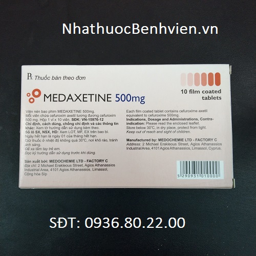 Thuốc Medaxetine 500mg