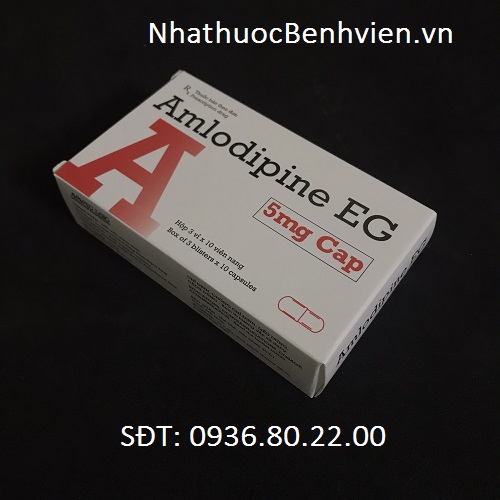 Thuốc Amlodipine EG 5mg Cap