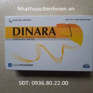 Thuốc Dinara 300mg/100mg