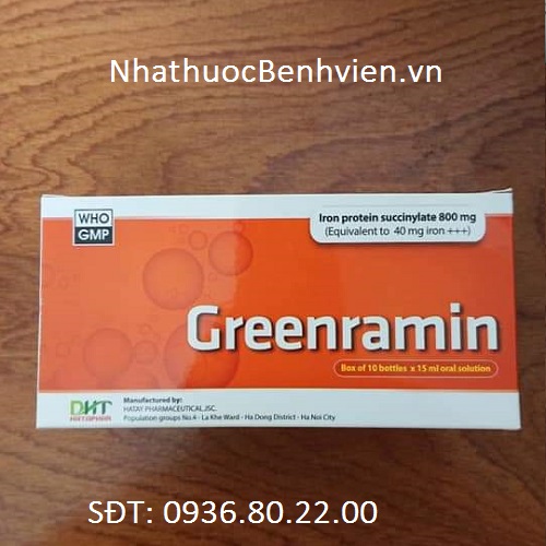 Thuốc Greenramin – Dung dịch uống