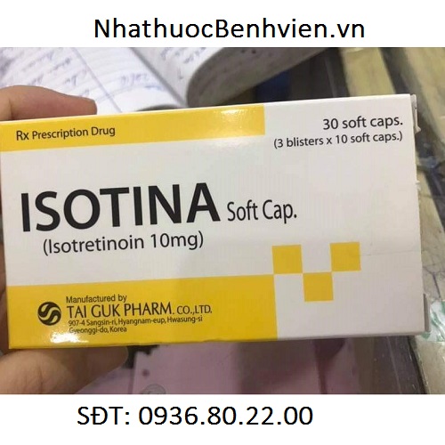Thuốc Isotina 10mg
