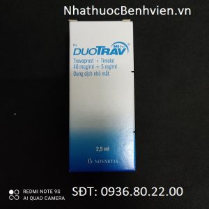 Thuốc nhỏ mắt Duotrav 2.5ml