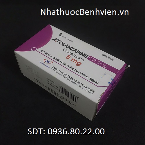 Thuốc A.T Olanzapine ODT 5mg