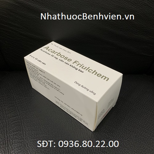 Thuốc Acarbose Friulchem 50mg