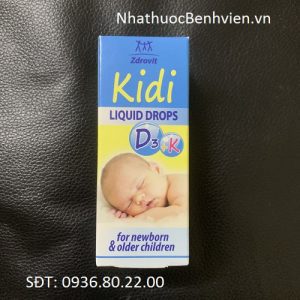 Thực phẩm chức năng Kidi D3+K 30ml
