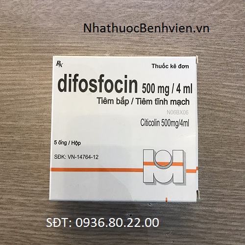 Thuốc Difosfocin 500mg/4ml