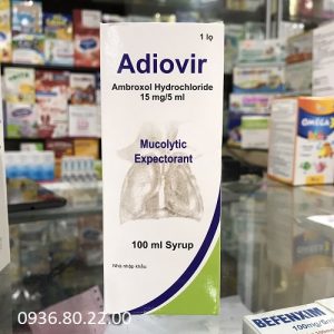 Thuốc Adiovir 15mg/5ml