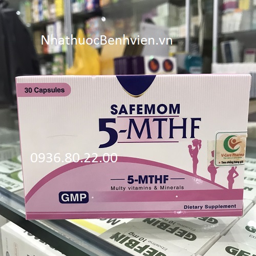 Thực phẩm bảo vệ sức khỏe SAFEMOM 5-MTHF