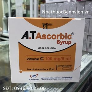 Thuốc A.t Ascorbic syrup 100mg/5ml
