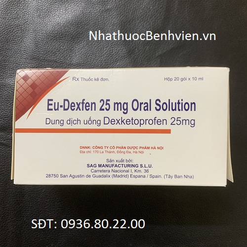 Thuốc Eu-Dexfen 25mg