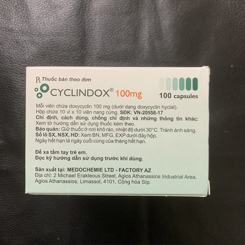 Thuốc Cyclindox 100mg
