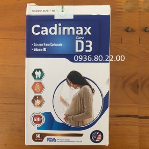 Thực phẩm bảo vệ sức khỏe Cadimax Care D3