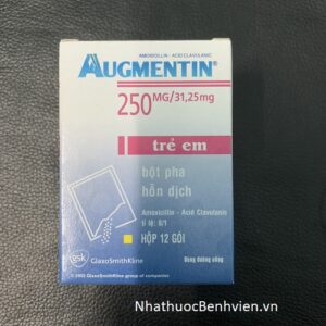 Bột pha hỗn dịch Thuốc Augmentin 250mg/31.25mg