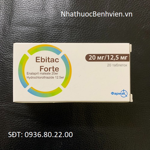 Thuốc Ebitac Forte - Hộp 20 Viên