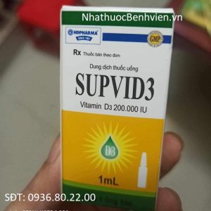 Thuốc uống Supvid3 - Dung dịch 1ml