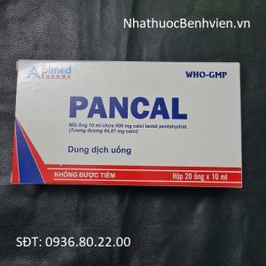Thuốc Pancal - Dung dịch uống 10ml