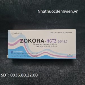 Thuốc Zokora-HCTZ 20/12.5