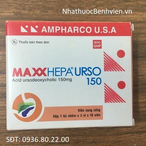 Thuốc Maxxhepa Urso 150mg