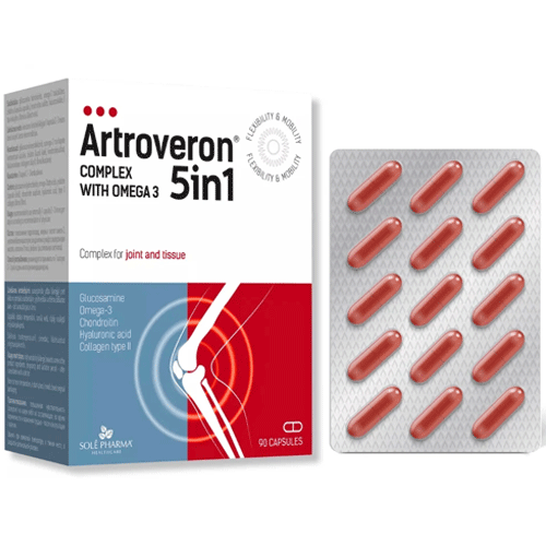 Thực phẩm bảo vệ sức khỏe Artroveron 5in1 Complex With Omega-3
