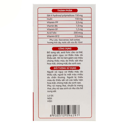 Dung dịch Uống Feolic III Medupharm