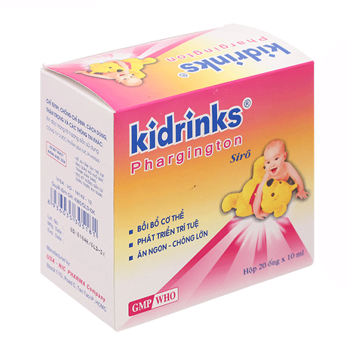 Thuốc Kidrinks Phargington Siro 10ml