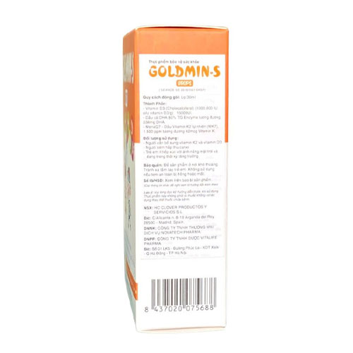 Thực phẩm bảo vệ sức khỏe Goldmin