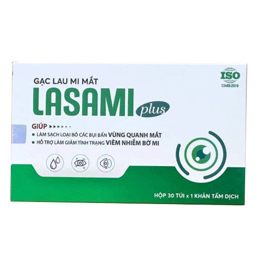 Gạc lau mi mắt Lasami Plus