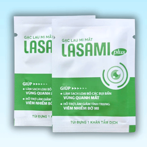 Gạc lau mi mắt Lasami Plus
