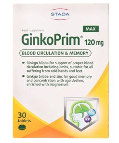 Thực phẩm bảo vệ sức khỏe GinkoPrim Max 120mg