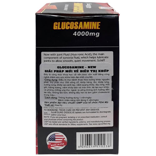 Thực phẩm bảo vệ sức khỏe Glucosamine 4000mg Schiff