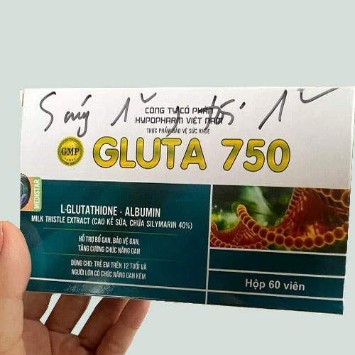 Thực phẩm bảo vệ sức khỏe Gluta 750