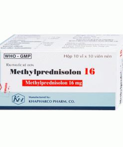Thuốc Methylprednisolon 16 Khapharco