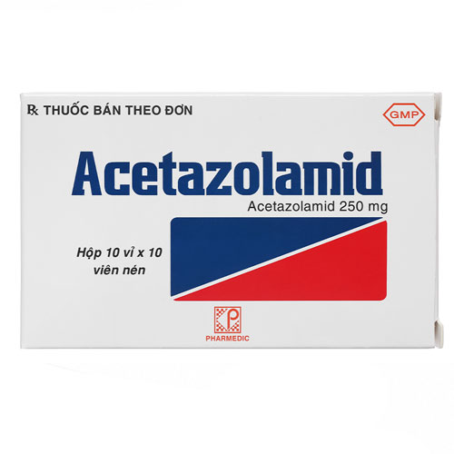 Thuốc Acetazolamid 250mg