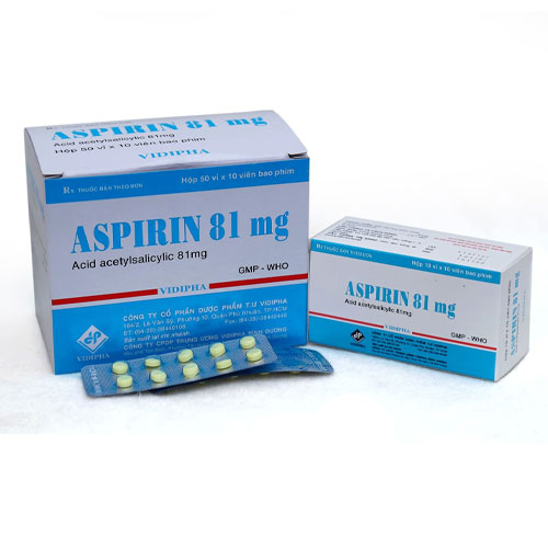 Thuốc Aspirin 81mg Vidipha