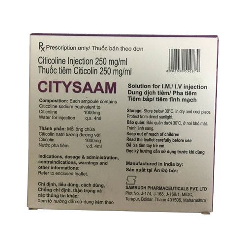 Thuốc Citysaam 1000mg/4ml