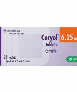 Thuốc Coryol 6.25mg