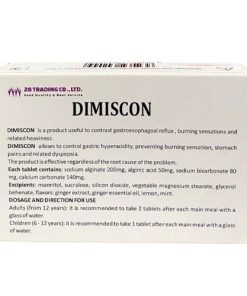 Thuốc Dimiscon – Viên nén nhai