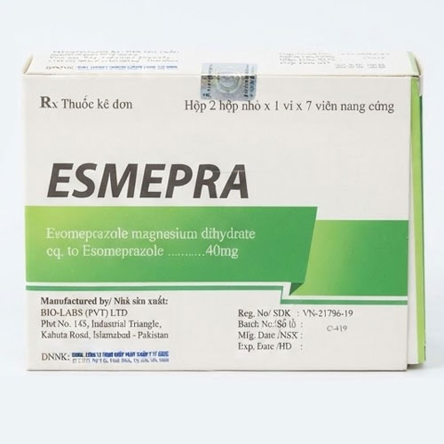 Thuốc Esmepra 40mg