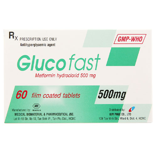 Thuốc Glucofast 500