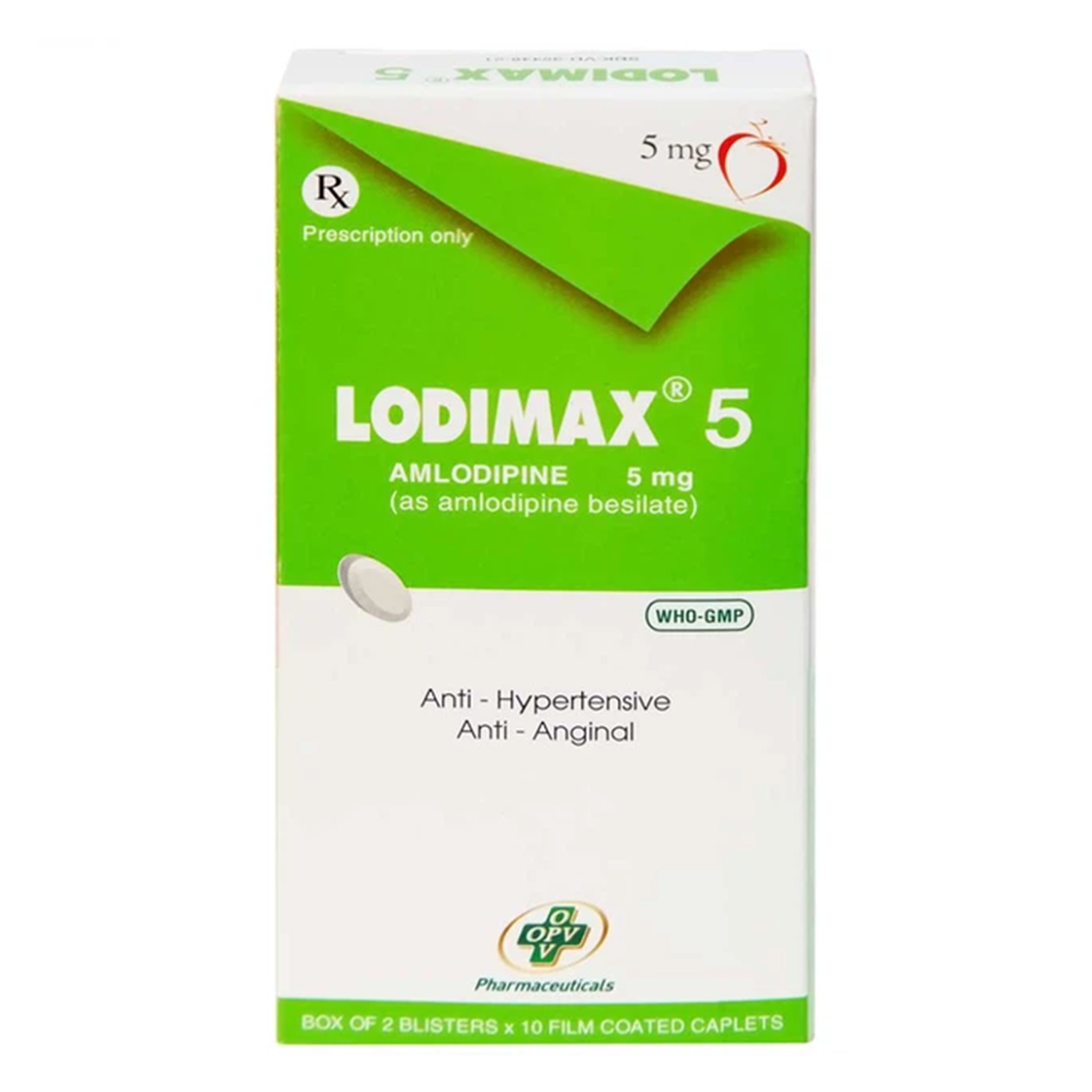 Thuoc Lodimax 5 Mg H20v