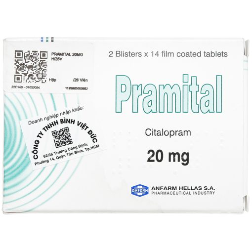 Thuoc Pramital 20mg Hop 28 Vien