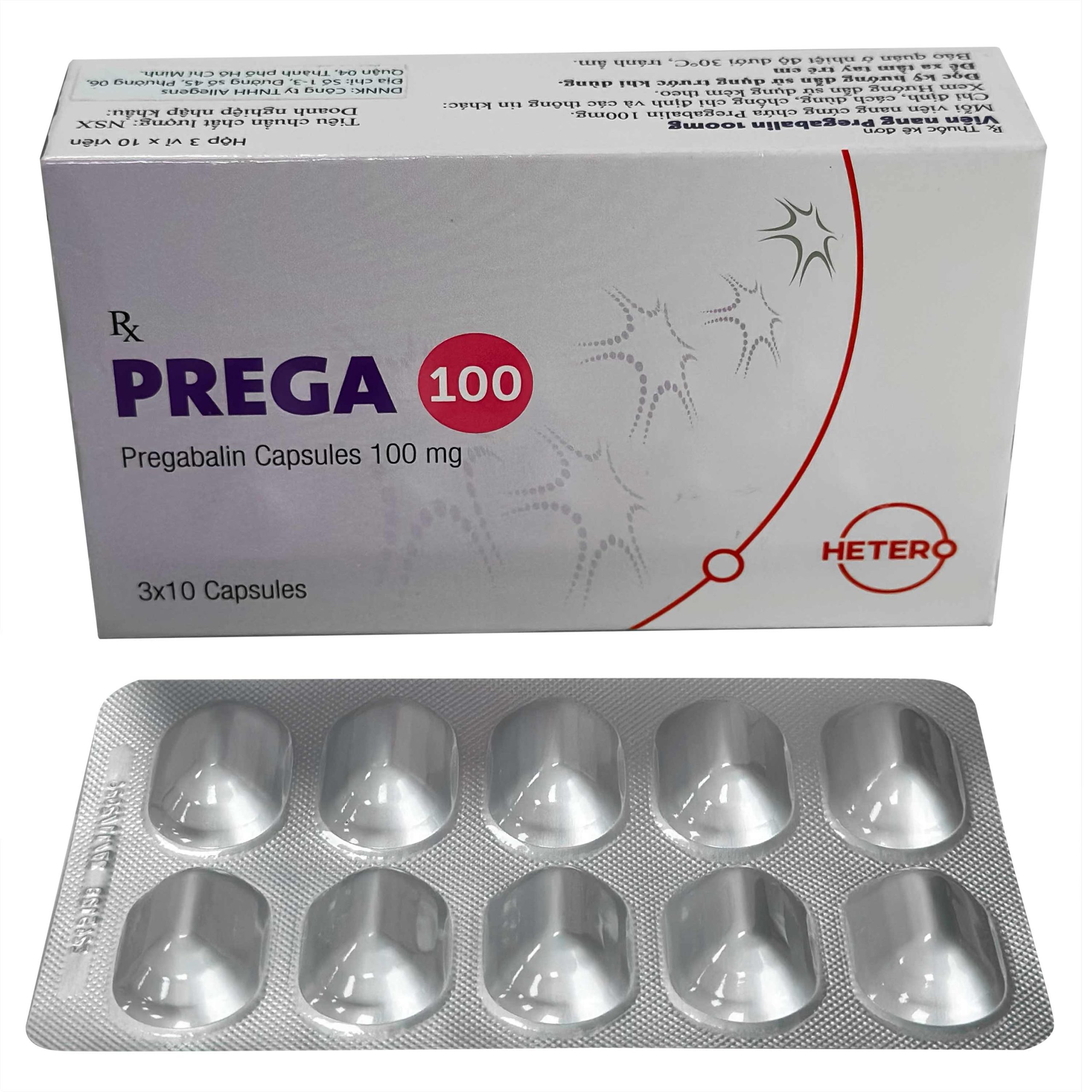 Thuoc Prega 100 Mg Hetero