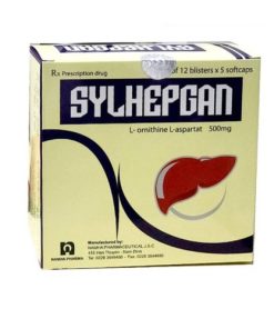 Thuốc Sylhepgan 500mg Hộp 60 Viên Nang Mềm
